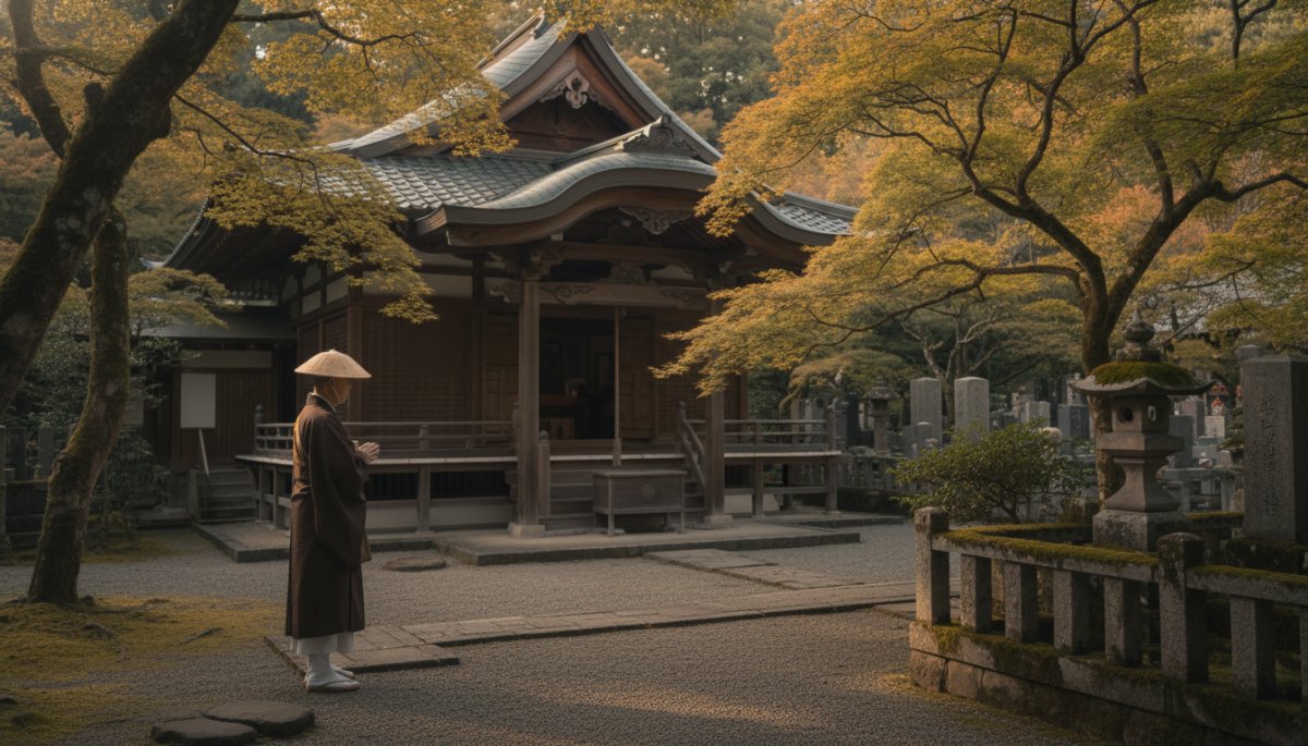 寺院と住職の温かい雰囲気
